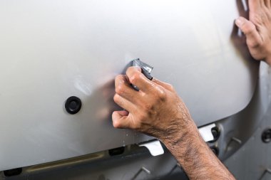 Otomatik vücut onarım serisi: araba boya zımpara