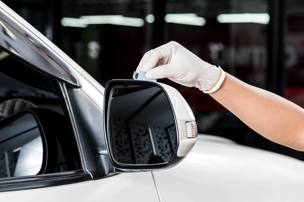 Serie de detalles del coche: Revestimiento de vidrio —  Fotos de Stock