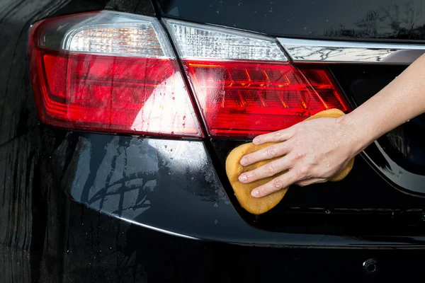 Serie de detalles del coche: Lavado de coches —  Fotos de Stock