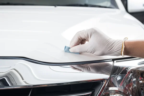 Serie de detalles del coche: Revestimiento de vidrio — Foto de Stock