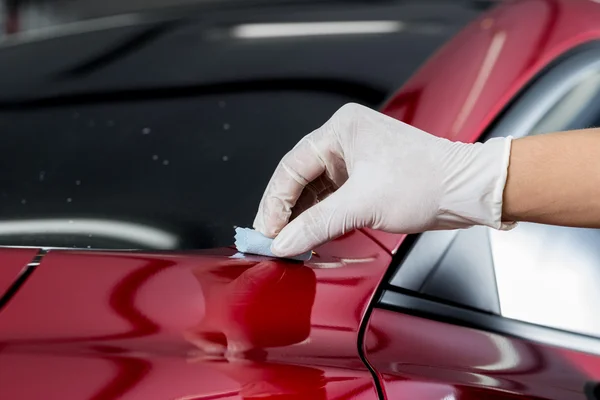 Car detailing series : Glass coating — Stock Photo, Image