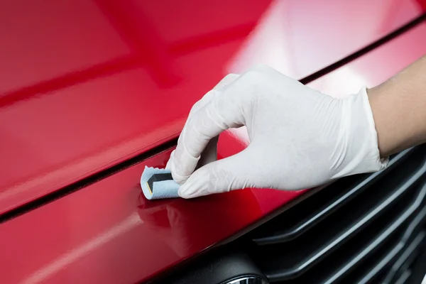 Serie de detalles del coche: Revestimiento de vidrio —  Fotos de Stock