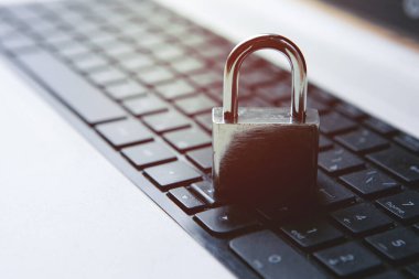 İnternet ve bilgisayar güvenliği kavramı.