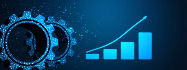 economy graphs, bar graphs, statistics .business concept