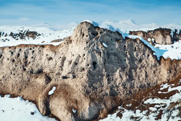 Příroda Zimních Horách Kopcích — Stock fotografie