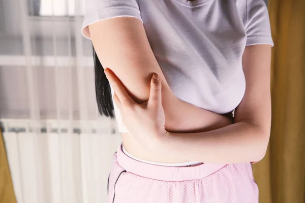 Joint Injuries Spasm Girl Arm — Stock Photo, Image