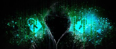 Veri koruması ve siber güvenlik kavramı 