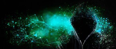 Siber güvenlik, kapüşonlu bilgisayar korsanı