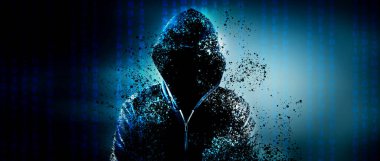 Siber güvenlik, kapüşonlu bilgisayar korsanı