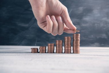 Madeni paralar iş büyümesi başarı için yeni fikirler