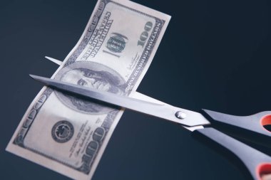 Makas bir doları ikiye böler.