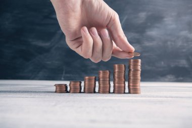 Madeni paralar iş büyümesi başarı için yeni fikirler