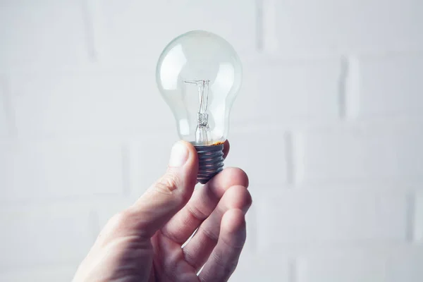 Hand Holding Light Bulb — Stock Photo, Image