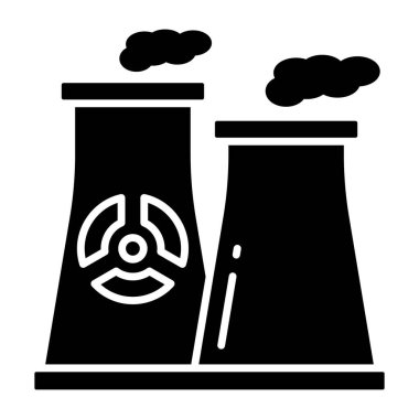 Nükleer santralin eşsiz bir tasarım simgesi. 