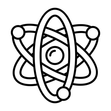 Atomun eşsiz tasarım vektörü  