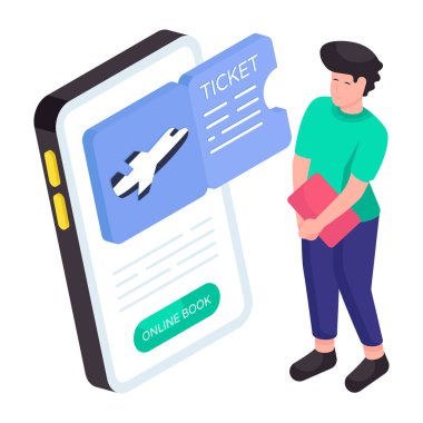 Mobil bilet rezervasyonunun eşsiz tasarımı 