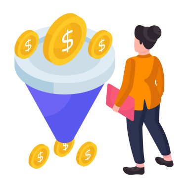 Satış hunisinin modaya uygun tasarımı