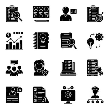 Değerlendirme Kümesi Solid Simgeleri