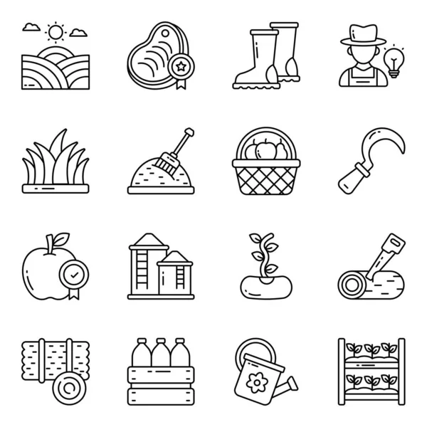 Tarım Doğrusal Simgeleri Kümesi