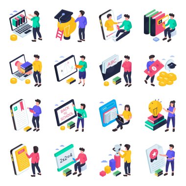 Isometric Illutions Eğitim ve Öğrenme Seti