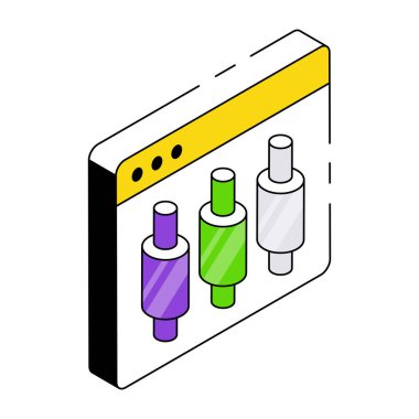 Şamdan grafiğinin eşsiz bir tasarım simgesi  