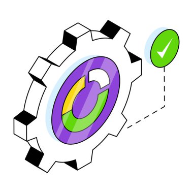 Veri ayarlarının mükemmel tasarım simgesi 