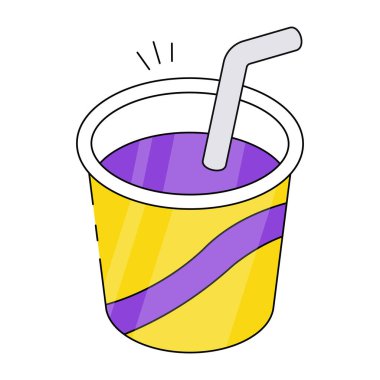 Cam simge iç, düzenlenebilir vektör