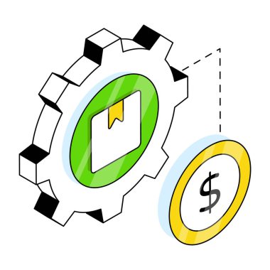 Trendy design icon of parcel management 