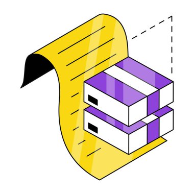 Lojistik planın mükemmel tasarım simgesi