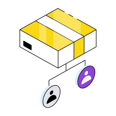 Paketin düzenlenebilir tasarım simgesi 