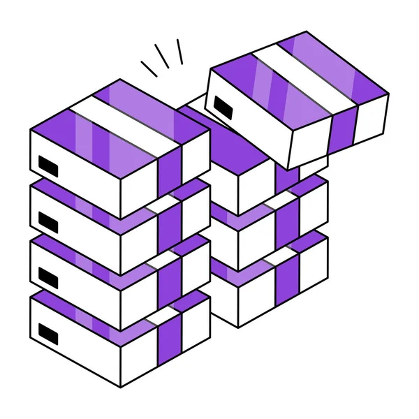 Düzenlenebilir bir karton dizayn simgesi