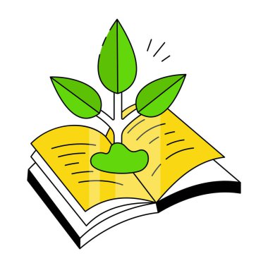 Eğitim büyümesinin mükemmel tasarım simgesi