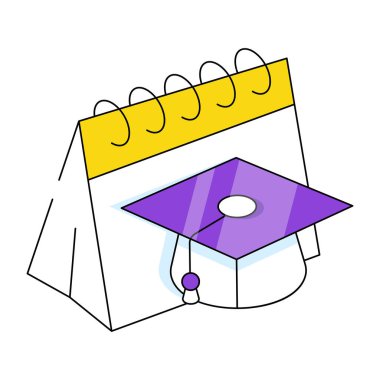 Takvim ve havan panosu, çalışma hatırlatıcısının simgesi