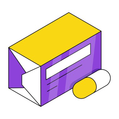 İlaç kutusunun düzenlenebilir tasarım simgesi