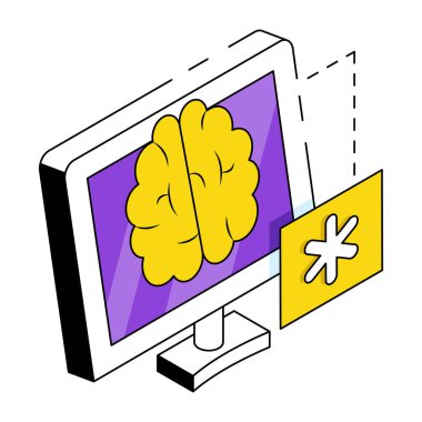 Beynin modern tasarım simgesi