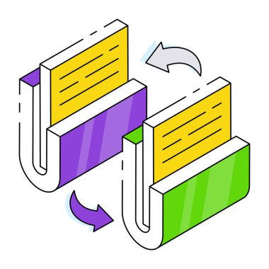 Dizin değişiminin trend vektör tasarımı 