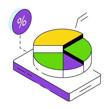 Mobil indirim grafiğinin göz alıcı tasarım simgesi