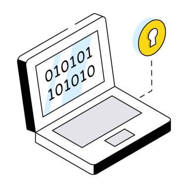 Güvenli ikili verilerin bir simge tasarımı