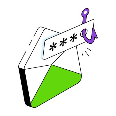 E- posta dosyalamanın renkli tasarım simgesi 