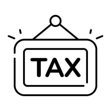 Vergi tahtasının premium indirme simgesi 