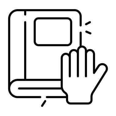 Premium download icon of oath book 