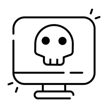 Modern design icon of system hacking 