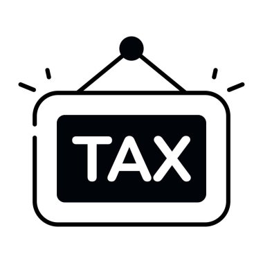 Vergi tahtasının premium indirme simgesi 