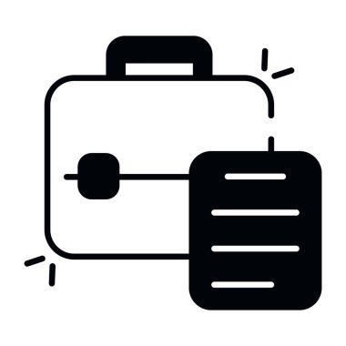 İş kağıdının renkli tasarım simgesi 