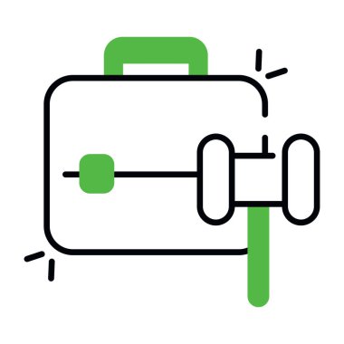İstihdam hukukunun modern tasarım simgesi lu