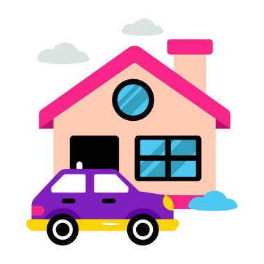 Ev inşa etmenin mükemmel tasarım simgesi