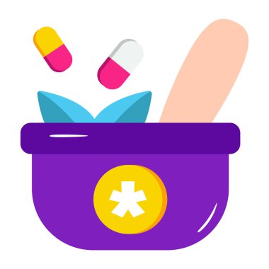 Havan topu modern tasarım simgesi