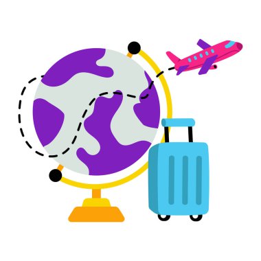 Küresel seyahatin en iyi indirme simgesi 