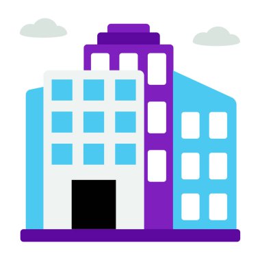 Ticari yapının modern tasarım simgesi