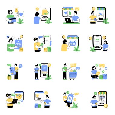 Alışveriş Apartmanı Çizimleri